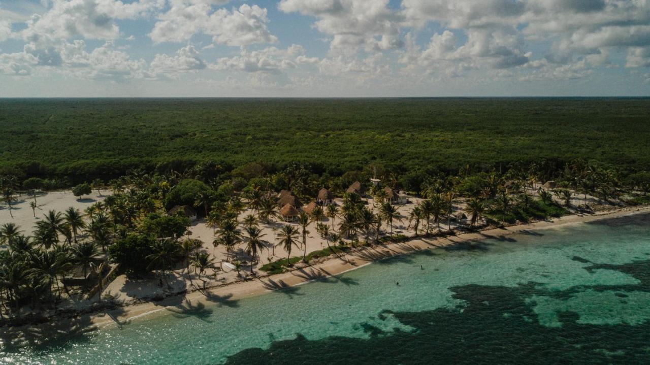 Cabanas Ecoturisticas Costa Maya มาอาอวล ภายนอก รูปภาพ
